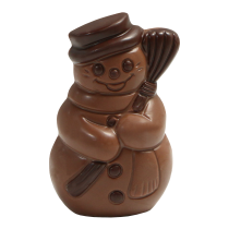 Le bonhomme de neige chocolat au lait