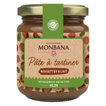 Pâte à tartiner Noisettes & Lait
