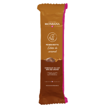 Monbanette lait 33% éclats de caramel