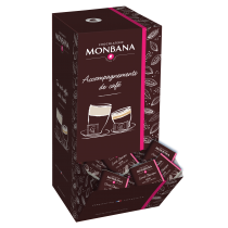 La boîte distributrice de 200 carrés de chocolat noir