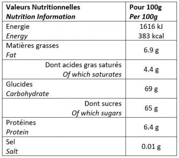 Chocolat en poudre Monbana aromatisé caramel 250g 