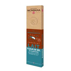 Monbanette chocolat au lait fleur de sel de Guérande (IGP)
