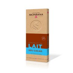 Tablette chocolat lait 33% cacao minimum
