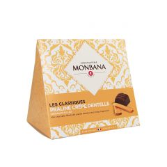 Les classiques, chocolat au lait praliné crêpe dentelle