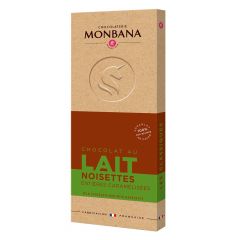 Tablette chocolat lait noisettes