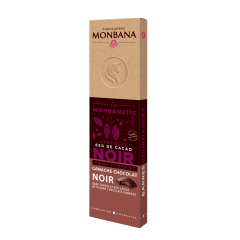 Monbanette chocolat noir fourrée ganache chocolat noir