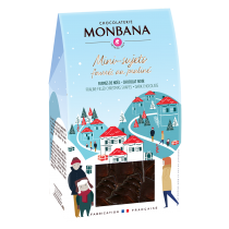 Mini-sujets de Noël chocolat noir