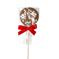 Sucette chocolat au lait étoile
