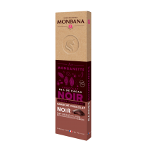 Monbanette chocolat noir fourrée ganache chocolat noir