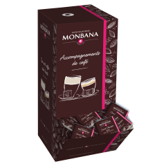 La boîte distributrice de 200 carrés de chocolat noir
