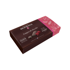 Langue de chocolat framboise