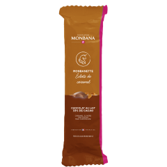 Monbanette lait 33% éclats de caramel