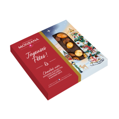 La tablette message chocolat noir