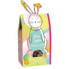 Les sujets au chocolat noir et lait