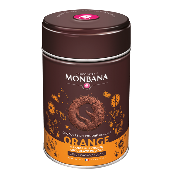 Chocolat en poudre Orange - Monbana - Aux Délices des Papilles